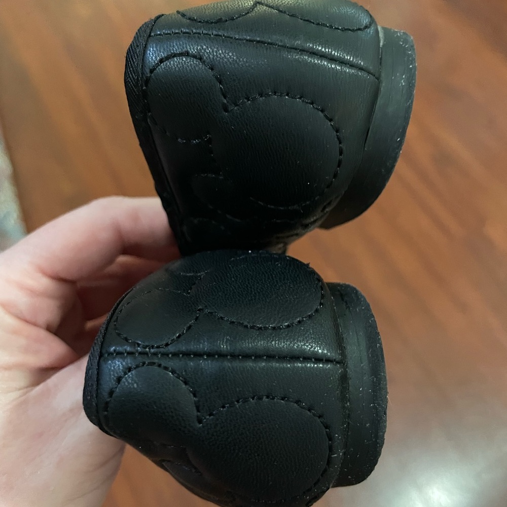 Girls Zara Mickey Mouse ballet flat shoe black padded Disney size EU 34 US 2.5 - Picture 11 of 16